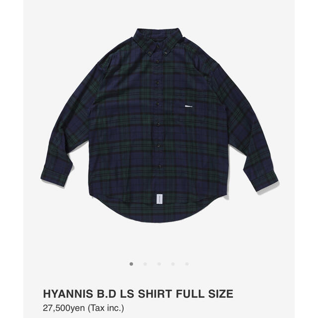 W)taps - DESCENDANT HYANNIS B.D LS SHIRT FULLSIZEの通販 by nizk ...