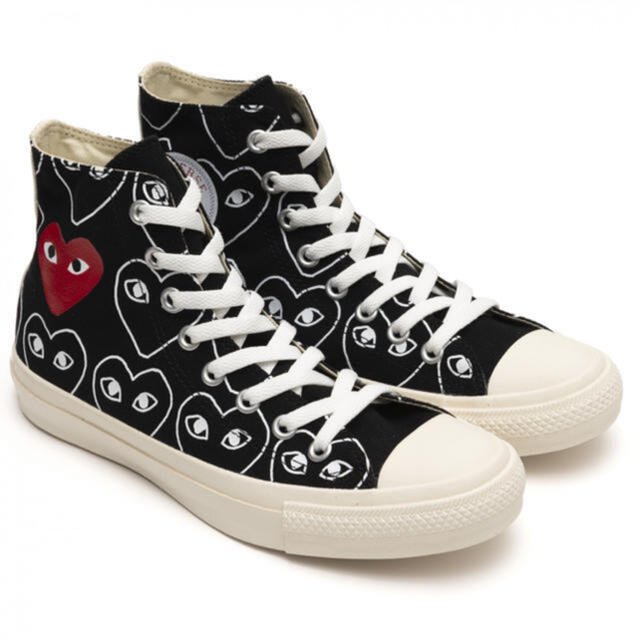 CDG Play Converse Chuck Taylor Hi 27cm 総合ランキング1位受賞 72.0