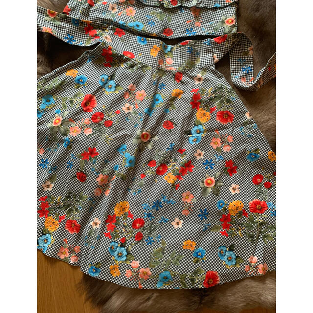ZARA - ZARA 花柄ギンガムチェック セットアップの通販 by さくら's