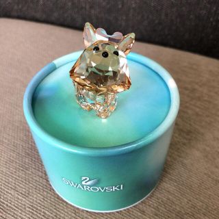 スワロフスキー(SWAROVSKI)のせっきぃ様専用★美品★SWAROVSKIクリスタル★ヨークシャーテリア 子犬(住まい/暮らし/子育て)