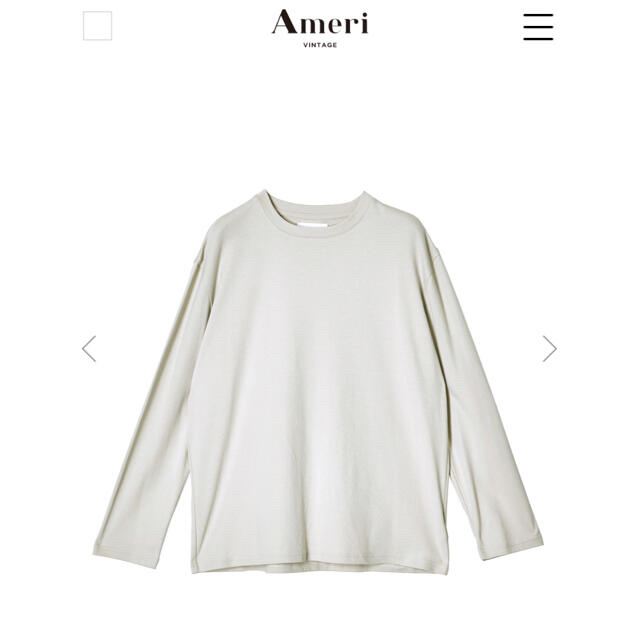 Ameri VINTAGE(アメリヴィンテージ)の【Ameri VINTAGE】SAYO NAGASE COLLAB LS TEE レディースのトップス(Tシャツ(長袖/七分))の商品写真