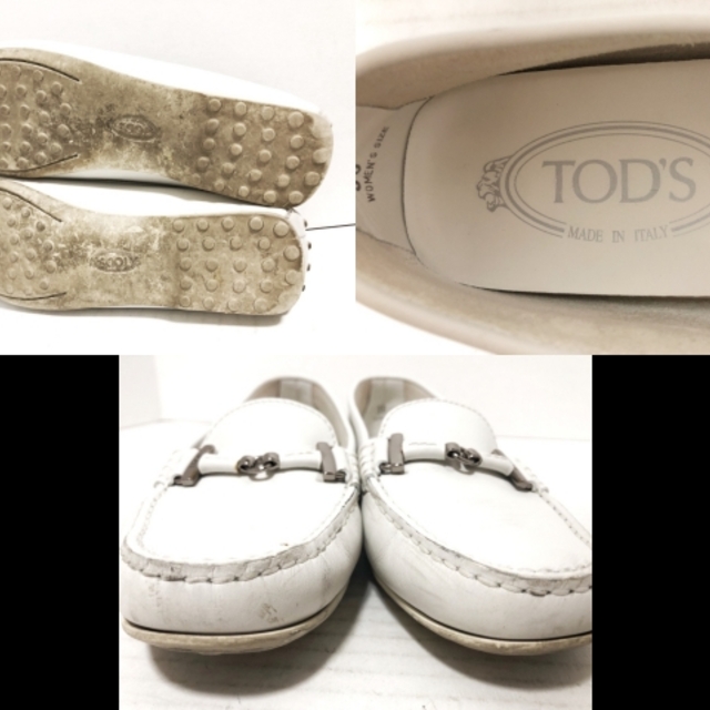 TOD'S(トッズ)のトッズ ドライビングシューズ 36 - 白 レディースの靴/シューズ(その他)の商品写真