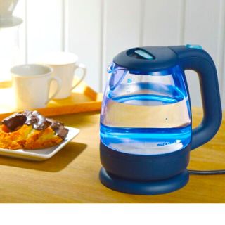 マリクレール(Marie Claire)のマリクレール Aqua Giass 電子ケトル 1.2L LEDタイプ(電気ケトル)