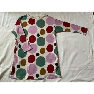 マリメッコ(marimekko)のmarimekko チュニック　ワンピース130(Tシャツ/カットソー)