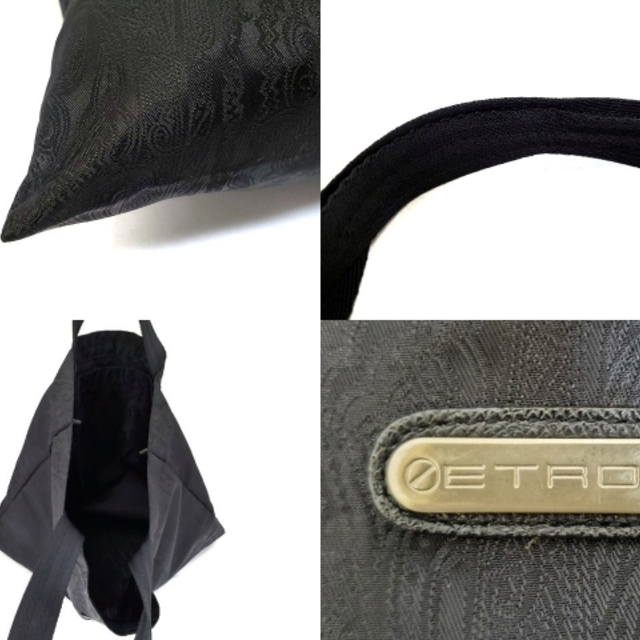 ETRO(エトロ)のエトロ トートバッグ - 黒 ペイズリー柄 レディースのバッグ(トートバッグ)の商品写真