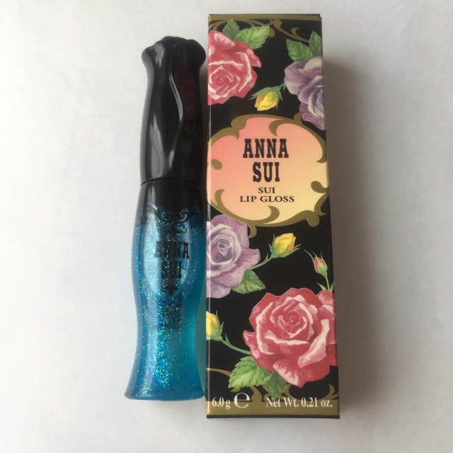 ANNA SUI(アナスイ)の10月中削除  青 グロス コスメ/美容のベースメイク/化粧品(リップグロス)の商品写真