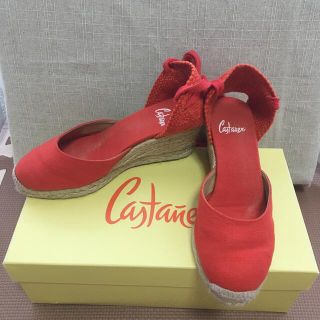 カスタニエール(Castaner)のCastaner  オレンジ　サンダル(サンダル)