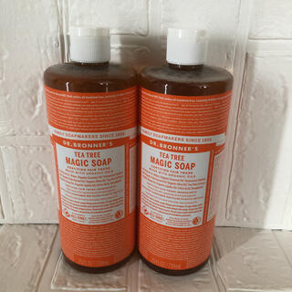 ドクターブロナー(Dr.Bronner)のドクターブロナー　マジックソープ ティートゥリー　739ml×2(ボディソープ/石鹸)