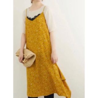 ロペピクニック(Rope' Picnic)のロペピクニック　キャミワンピース　ROPE' PICNIC 花柄　ワンピース(ロングワンピース/マキシワンピース)