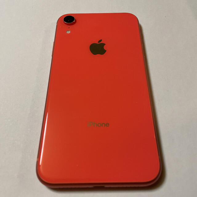 iPhone XR Coral 128 GB SIMフリー au - スマートフォン本体