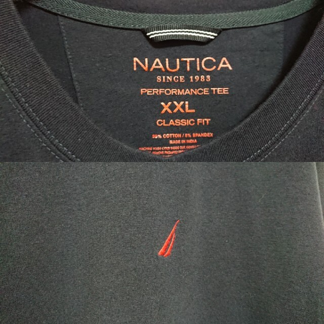 NAUTICA(ノーティカ)の☆US古着NAUTICA/ネイビー/ロングスリーブTシャツ/XXL メンズのトップス(Tシャツ/カットソー(七分/長袖))の商品写真