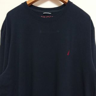 ノーティカ(NAUTICA)の☆US古着NAUTICA/ネイビー/ロングスリーブTシャツ/XXL(Tシャツ/カットソー(七分/長袖))