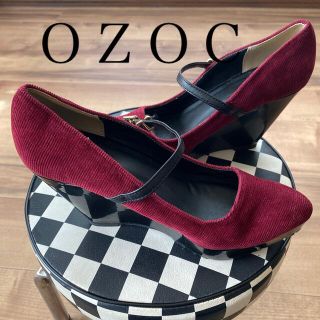 ＯＺＯＣ 👄ワインレッド👄　ウエッジソールパンプス👠(ハイヒール/パンプス)