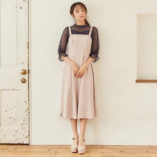 ミッシュマッシュ(MISCH MASCH)の田中みな実さん着用♡︎部分プリーツワンピース(ロングワンピース/マキシワンピース)