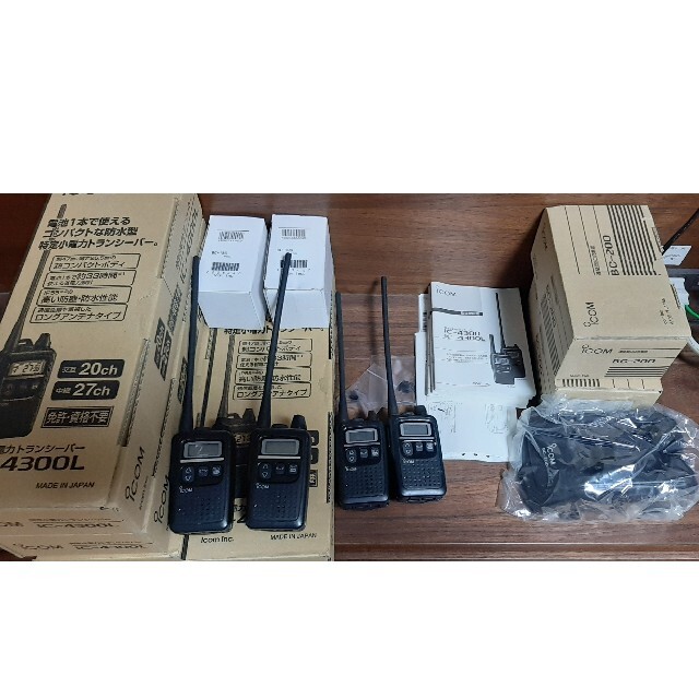 特定小電力トランシーバー icom IC-4300L 4台 おまけ付き