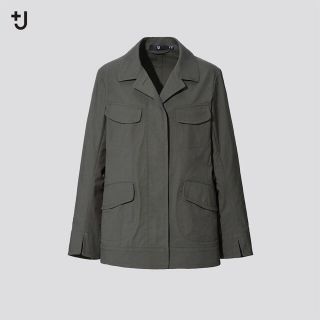 ジルサンダー(Jil Sander)の+J コットンリネンサファリジャケット(ミリタリージャケット)