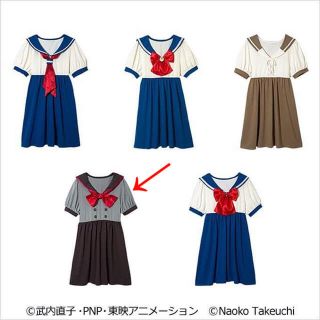 ピーチジョン(PEACH JOHN)の【新品未使用】なりきり制服ワンピ　火野レイ(ルームウェア)