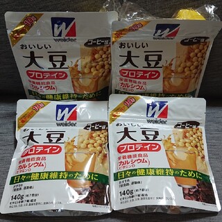 モリナガセイカ(森永製菓)のウィダー おいしい大豆プロテイン 4袋セット(プロテイン)
