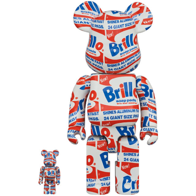 BE@RBRICK ANDY WARHOL "Brillo"