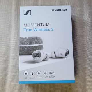 ゼンハイザー(SENNHEISER)のゼンハイザー　MOMENTUM True Wireless2　白　おまけ付き(ヘッドフォン/イヤフォン)