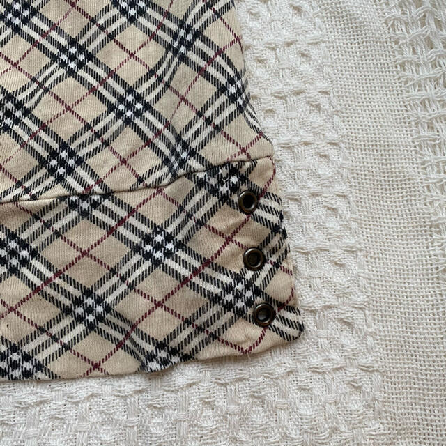 BURBERRY(バーバリー)のBurberry check tops レディースのトップス(Tシャツ(半袖/袖なし))の商品写真