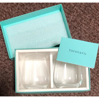 ティファニー(Tiffany & Co.)の【新品リボン付き】ティファニー　ペアグラス(グラス/カップ)