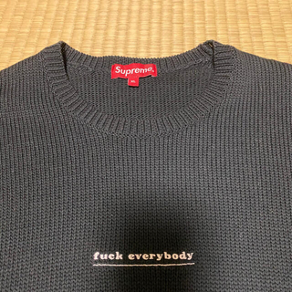 シュプリーム(Supreme)のキムタク着用　Supreme Fuck Everybody Sweater(ニット/セーター)