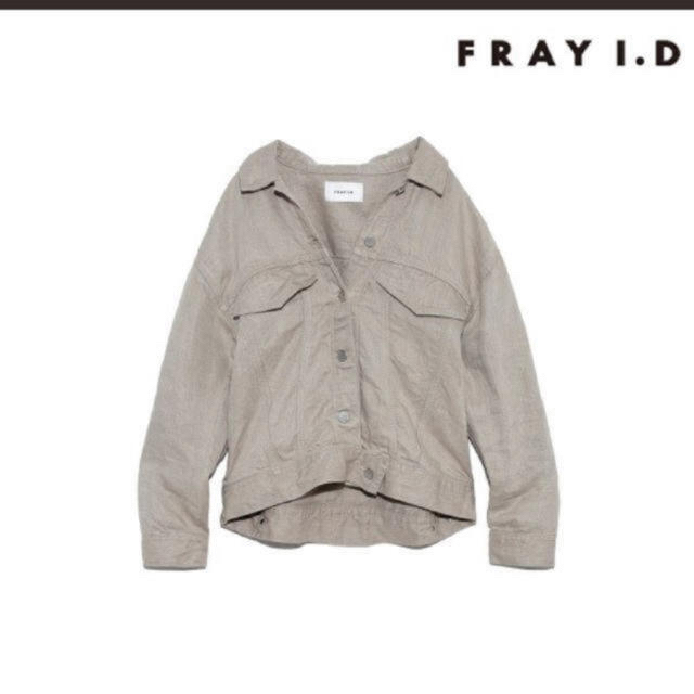 FRAY I.D(フレイアイディー)のフレイアイディー　FRAY I.D リネンGジャン レディースのジャケット/アウター(Gジャン/デニムジャケット)の商品写真