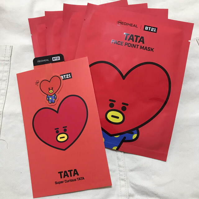 防弾少年団(BTS)(ボウダンショウネンダン)のBT21 パック コスメ/美容のスキンケア/基礎化粧品(パック/フェイスマスク)の商品写真