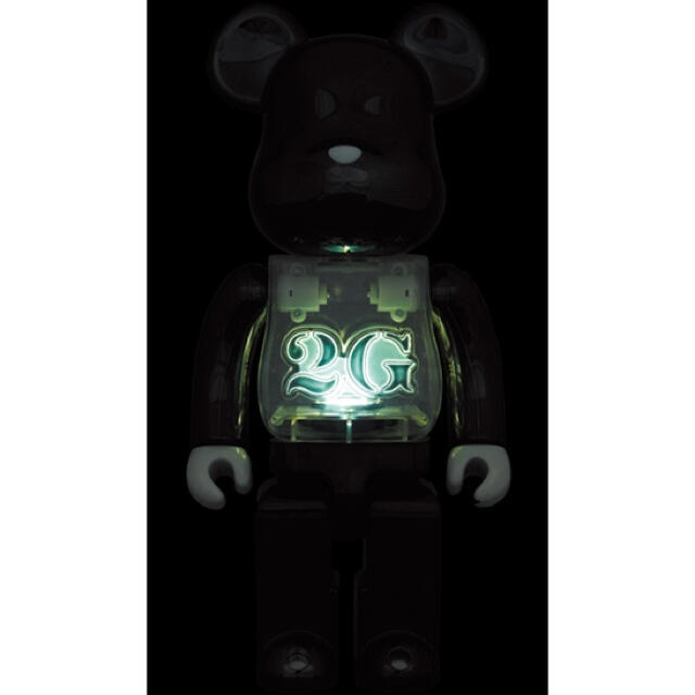 メディコムトイBE@RBRICK 2G BLACK CHROME 100％ & 400％