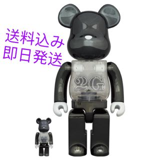 メディコムトイ(MEDICOM TOY)のBE@RBRICK 2G BLACK CHROME 100％ & 400％(その他)