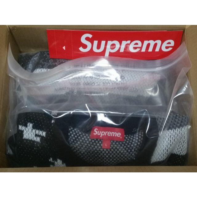 Supreme(シュプリーム)のSupreme Digital Flag Sweater Black L メンズのトップス(ニット/セーター)の商品写真