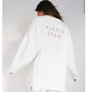 アリシアスタン(ALEXIA STAM)のアリシアスタン　バックロゴ　ロンT(Tシャツ(長袖/七分))