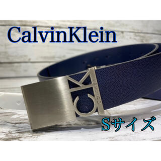 カルバンクライン(Calvin Klein)の新品　未使用　Calvin Klein メンズ  ベルト　バックル式　S(ベルト)