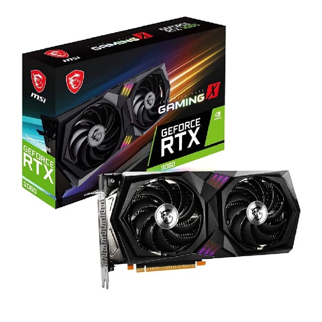 msi RTX3060 VENTUS 2X OC 12GB