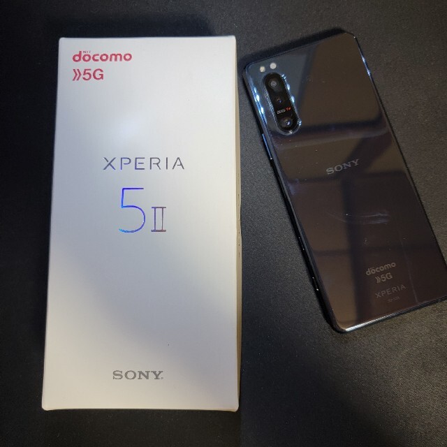 Sony Xperia 5 II 5G (XQ-AS72) ［ブラック］