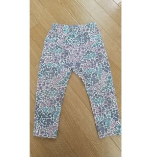 花柄レギンスパンツ10分丈size80(パンツ)