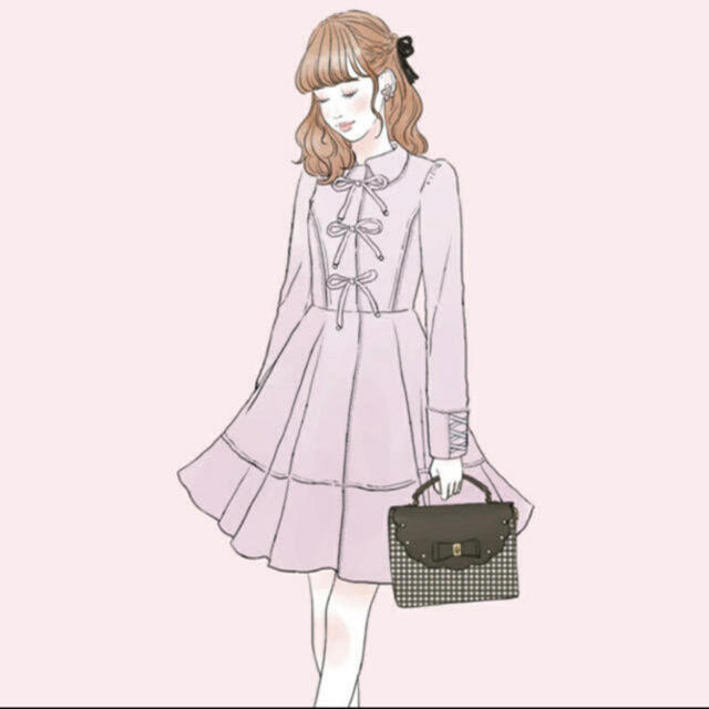 mille fille closet/I love Ribbonコート - トレンチコート