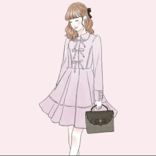 ロディスポット(LODISPOTTO)のmille fille closet/I love Ribbonコート (トレンチコート)