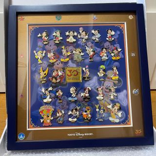 ディズニーランド　30周年　ピンバッチ専用額縁