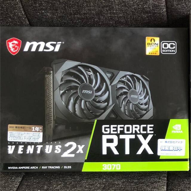 MSI GeForce RTX 3070(VENTUS 2X OC)