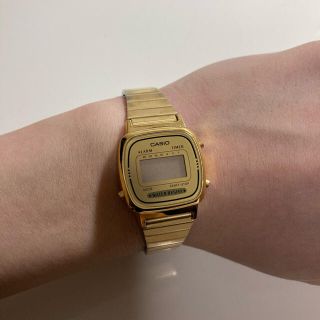 カシオ(CASIO)の【CASIO】ゴールド腕時計(腕時計)