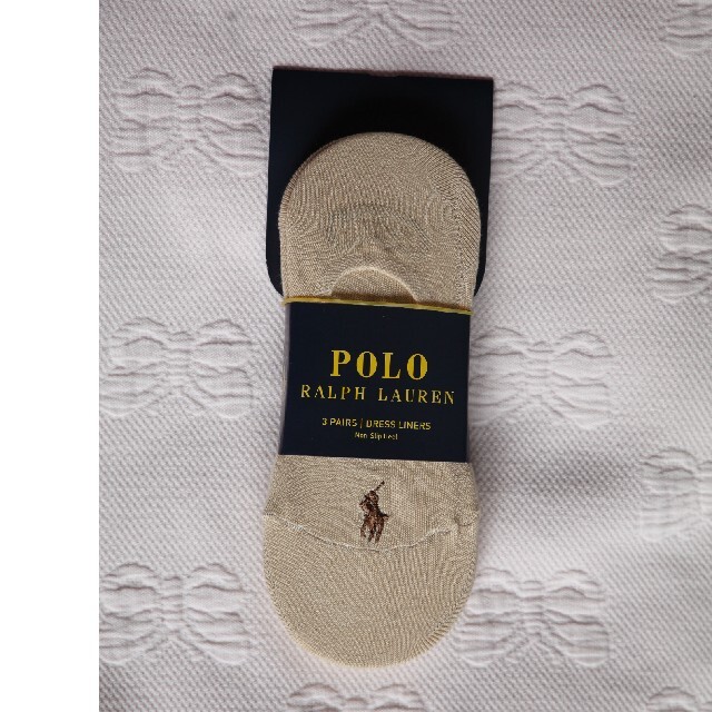 POLO RALPH LAUREN(ポロラルフローレン)の茶子さまご確認用ですPOLO フットカバー3足セット✕2セット　グレーとベージュ レディースのレッグウェア(ソックス)の商品写真