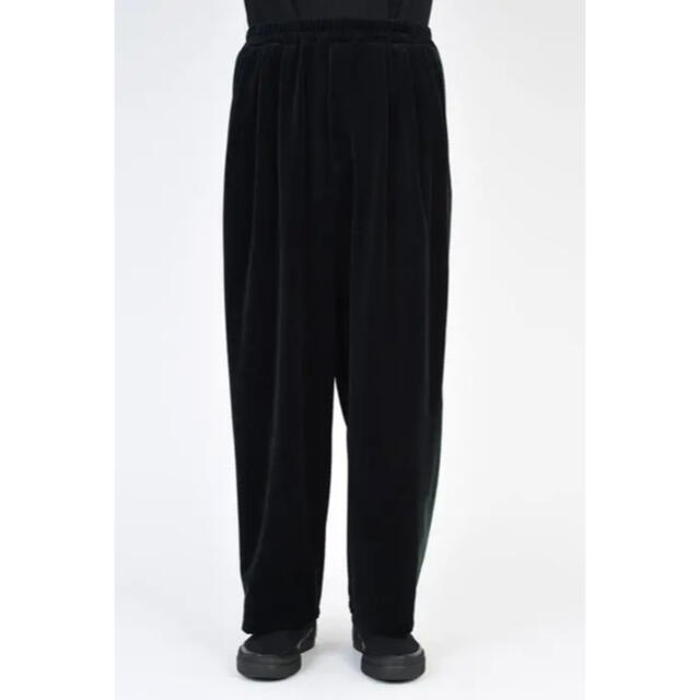 LAD MUSICIAN 19AW ベロア 3タック ワイドパンツ