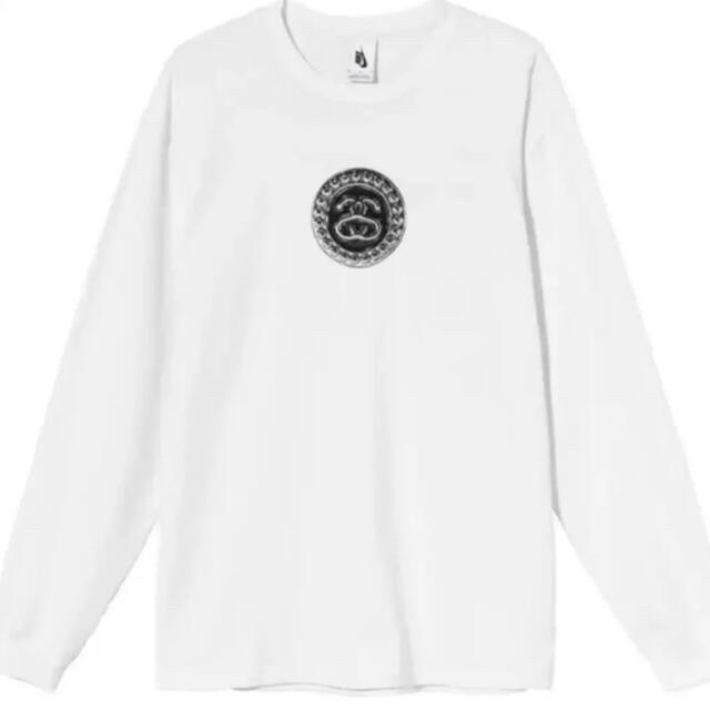 STUSSY(ステューシー)のSTUSSY  NIKE SS LINK LS TEE  WHITE ロンT 白 メンズのトップス(Tシャツ/カットソー(七分/長袖))の商品写真