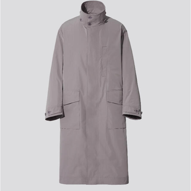 Jil Sander(ジルサンダー)のユニクロプラスJ オーバーサイズフーデッドロングコートS メンズのジャケット/アウター(ステンカラーコート)の商品写真