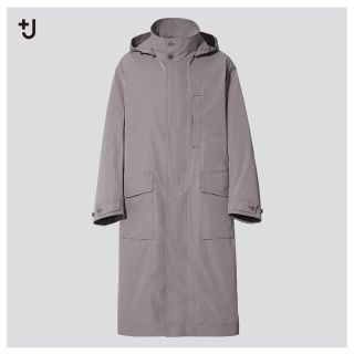 ジルサンダー(Jil Sander)のユニクロプラスJ オーバーサイズフーデッドロングコートS(ステンカラーコート)