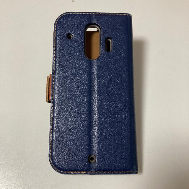 【美品】らくらくフォン me F-01L スマホケース ネイビー スマホ/家電/カメラのスマホアクセサリー(Androidケース)の商品写真