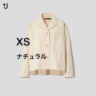 ユニクロ(UNIQLO)の【新品未使用】ユニクロ　ジルサンダー　オーバーサイズシャツジャケット　xs(その他)