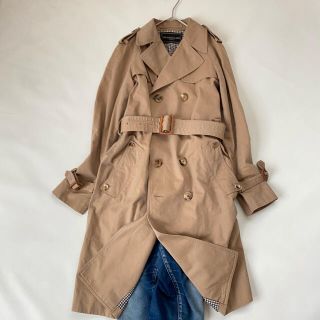 ドゥーズィエムクラス(DEUXIEME CLASSE)のドゥーズィエムクラス トレンチコート ベージュ 春服 長袖 チェック ロング(トレンチコート)